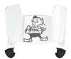 Cleveland Browns Retro Throwback Mini Football Helmet Visor Shield w/ Clips - PICK VISOR & LOGO COLOR