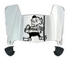 Cleveland Browns Retro Throwback Mini Football Helmet Visor Shield w/ Clips - PICK VISOR & LOGO COLOR