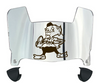 Cleveland Browns Retro Throwback Mini Football Helmet Visor Shield w/ Clips - PICK VISOR & LOGO COLOR