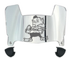 Cleveland Browns Retro Throwback Mini Football Helmet Visor Shield w/ Clips - PICK VISOR & LOGO COLOR