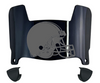 Cleveland Browns Mini Football Helmet Visor Shield w/ Clips - PICK VISOR & LOGO COLOR