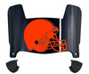 Cleveland Browns Mini Football Helmet Visor Shield w/ Clips - PICK VISOR & LOGO COLOR