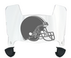 Cleveland Browns Mini Football Helmet Visor Shield w/ Clips - PICK VISOR & LOGO COLOR