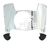Cleveland Browns Mini Football Helmet Visor Shield w/ Clips - PICK VISOR & LOGO COLOR