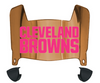 Cleveland Browns Limited Edition Mini Football Helmet Visor Shield w/ Clips - PICK VISOR & LOGO COLOR