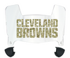 Cleveland Browns Limited Edition Mini Football Helmet Visor Shield w/ Clips - PICK VISOR & LOGO COLOR
