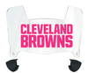 Cleveland Browns Limited Edition Mini Football Helmet Visor Shield w/ Clips - PICK VISOR & LOGO COLOR
