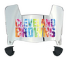 Cleveland Browns Limited Edition Mini Football Helmet Visor Shield w/ Clips - PICK VISOR & LOGO COLOR