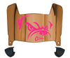 Cleveland Browns Limited Edition Mini Football Helmet Visor Shield w/ Clips - PICK VISOR & LOGO COLOR