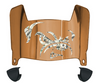 Cleveland Browns Limited Edition Mini Football Helmet Visor Shield w/ Clips - PICK VISOR & LOGO COLOR