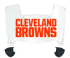 Cleveland Browns Mini Football Helmet Visor Shield w/ Clips - PICK VISOR & LOGO COLOR