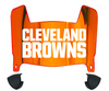 Cleveland Browns Mini Football Helmet Visor Shield w/ Clips - PICK VISOR & LOGO COLOR