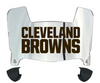 Cleveland Browns Mini Football Helmet Visor Shield w/ Clips - PICK VISOR & LOGO COLOR