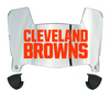 Cleveland Browns Mini Football Helmet Visor Shield w/ Clips - PICK VISOR & LOGO COLOR