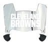 Cleveland Browns Mini Football Helmet Visor Shield w/ Clips - PICK VISOR & LOGO COLOR