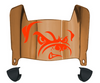 Cleveland Browns Mini Football Helmet Visor Shield w/ Clips - PICK VISOR & LOGO COLOR