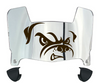 Cleveland Browns Mini Football Helmet Visor Shield w/ Clips - PICK VISOR & LOGO COLOR