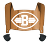 Cleveland Browns Mini Football Helmet Visor Shield w/ Clips - PICK VISOR & LOGO COLOR