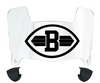 Cleveland Browns Mini Football Helmet Visor Shield w/ Clips - PICK VISOR & LOGO COLOR