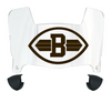 Cleveland Browns Mini Football Helmet Visor Shield w/ Clips - PICK VISOR & LOGO COLOR