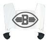 Cleveland Browns Mini Football Helmet Visor Shield w/ Clips - PICK VISOR & LOGO COLOR