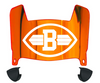 Cleveland Browns Mini Football Helmet Visor Shield w/ Clips - PICK VISOR & LOGO COLOR
