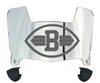 Cleveland Browns Mini Football Helmet Visor Shield w/ Clips - PICK VISOR & LOGO COLOR