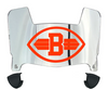 Cleveland Browns Mini Football Helmet Visor Shield w/ Clips - PICK VISOR & LOGO COLOR