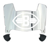 Cleveland Browns Mini Football Helmet Visor Shield w/ Clips - PICK VISOR & LOGO COLOR