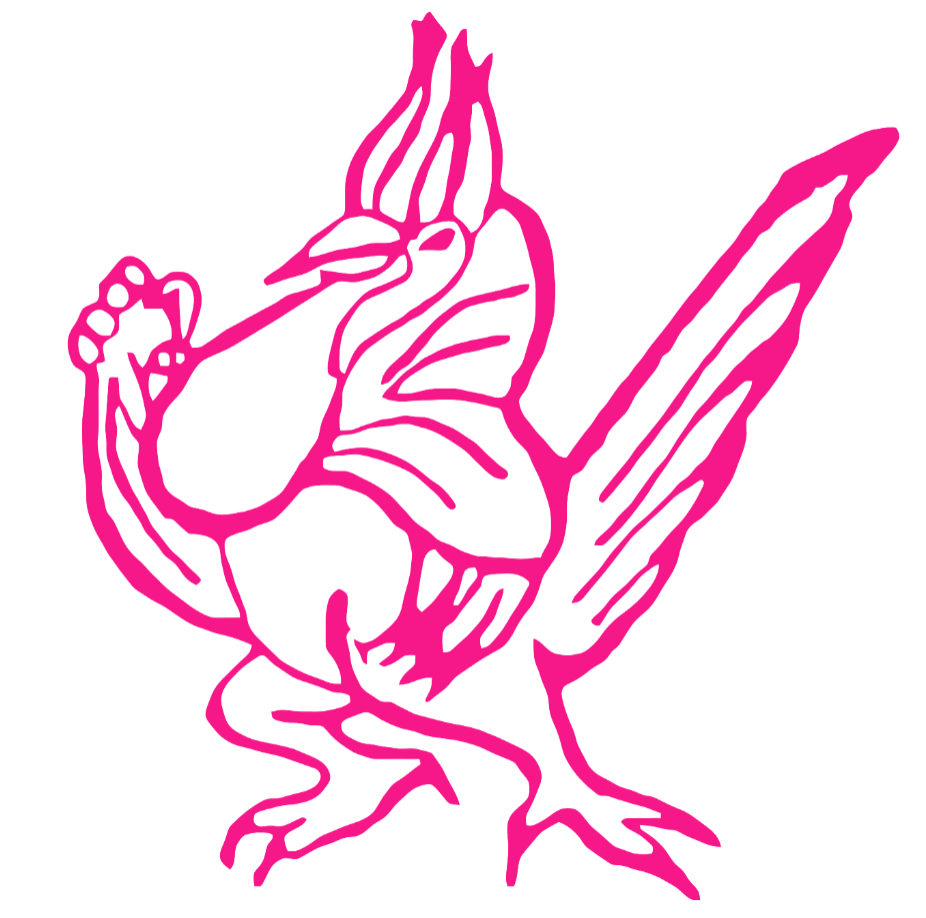 Coastal Carolina Chanticleers Hot Pink Retro Throwback Logo Premium DieCut Vinyl Decal PICK SIZE