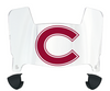 Colgate Raiders Mini Football Helmet Visor Shield w/ Clips - PICK VISOR & LOGO COLOR