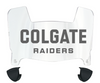 Colgate Raiders Mini Football Helmet Visor Shield w/ Clips - PICK VISOR & LOGO COLOR