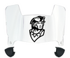 Colgate Raiders Mini Football Helmet Visor Shield w/ Clips - PICK VISOR & LOGO COLOR