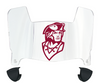 Colgate Raiders Mini Football Helmet Visor Shield w/ Clips - PICK VISOR & LOGO COLOR