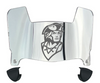 Colgate Raiders Mini Football Helmet Visor Shield w/ Clips - PICK VISOR & LOGO COLOR