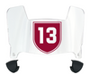 Colgate Raiders Mini Football Helmet Visor Shield w/ Clips - PICK VISOR & LOGO COLOR