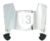 Colgate Raiders Mini Football Helmet Visor Shield w/ Clips - PICK VISOR & LOGO COLOR