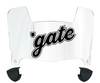 Colgate Raiders Mini Football Helmet Visor Shield w/ Clips - PICK VISOR & LOGO COLOR