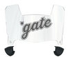 Colgate Raiders Mini Football Helmet Visor Shield w/ Clips - PICK VISOR & LOGO COLOR