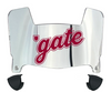 Colgate Raiders Mini Football Helmet Visor Shield w/ Clips - PICK VISOR & LOGO COLOR
