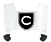 Colgate Raiders Mini Football Helmet Visor Shield w/ Clips - PICK VISOR & LOGO COLOR