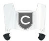 Colgate Raiders Mini Football Helmet Visor Shield w/ Clips - PICK VISOR & LOGO COLOR