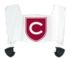Colgate Raiders Mini Football Helmet Visor Shield w/ Clips - PICK VISOR & LOGO COLOR