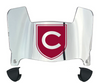 Colgate Raiders Mini Football Helmet Visor Shield w/ Clips - PICK VISOR & LOGO COLOR