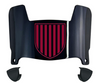 Colgate Raiders Mini Football Helmet Visor Shield w/ Clips - PICK VISOR & LOGO COLOR