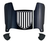 Colgate Raiders Mini Football Helmet Visor Shield w/ Clips - PICK VISOR & LOGO COLOR