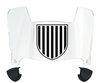 Colgate Raiders Mini Football Helmet Visor Shield w/ Clips - PICK VISOR & LOGO COLOR