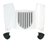 Colgate Raiders Mini Football Helmet Visor Shield w/ Clips - PICK VISOR & LOGO COLOR