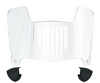 Colgate Raiders Mini Football Helmet Visor Shield w/ Clips - PICK VISOR & LOGO COLOR
