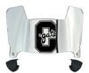 Colgate Raiders Mini Football Helmet Visor Shield w/ Clips - PICK VISOR & LOGO COLOR